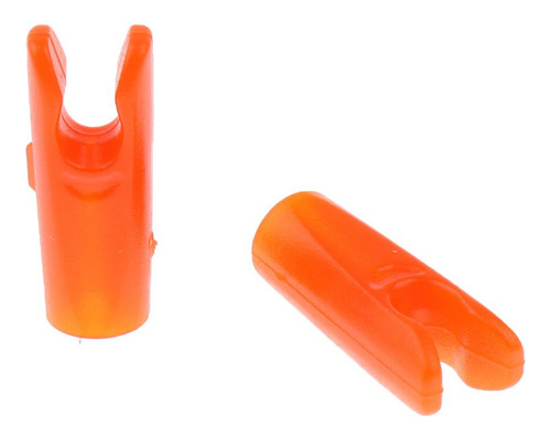 20 Piezas Color Naranja Tiro Con Flecha Insertar Pin Nock