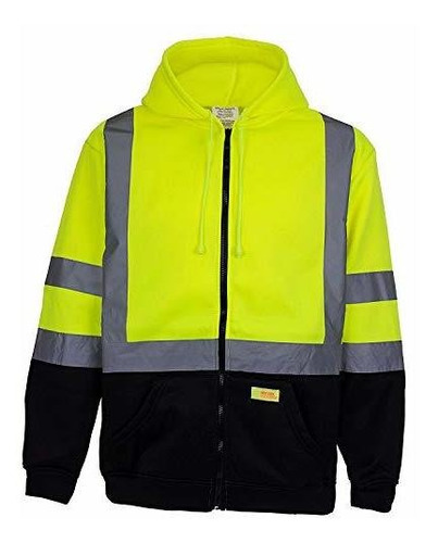 H9012 Sudadera Para Hombre Ansi Clase 3 De Alta Visibilidad,