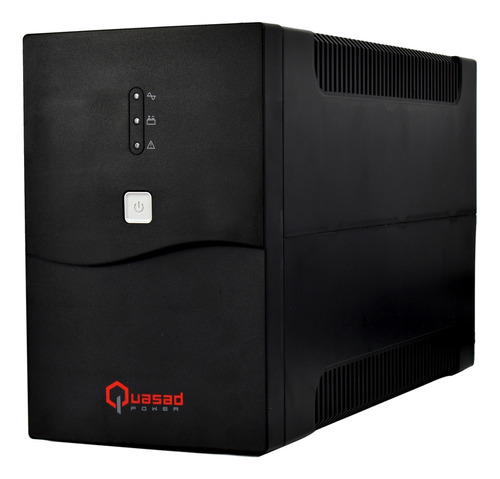 Ups Regulador Quasad 2000va 1200w 10 Tomas Qups-2020ch Black