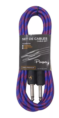 Cable Linea Plug Para Instrumento Guitarra Bajo