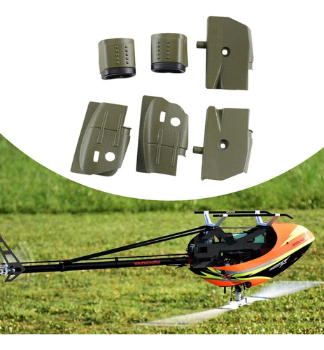 Piezas De Decoración Trasera Del Helicóptero 6 Piezas Rc,