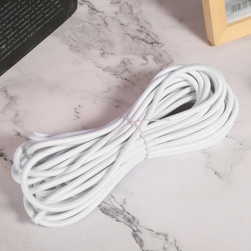 Cordón Elástico Redondo De Fibra Polipropileno De 6 Mm 10 M