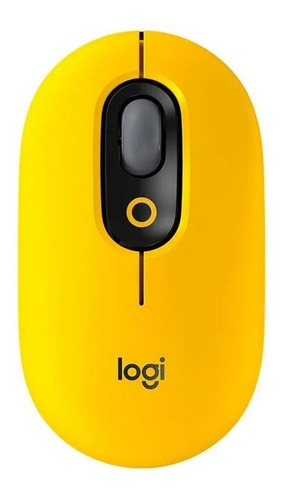Mouse Logitech Pop With Emoji Blast Yellow Original