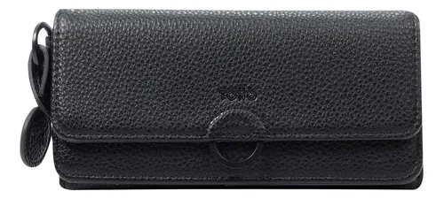 comprar Billetera Grande Para Mujer Totto Soft Sub Color Negro