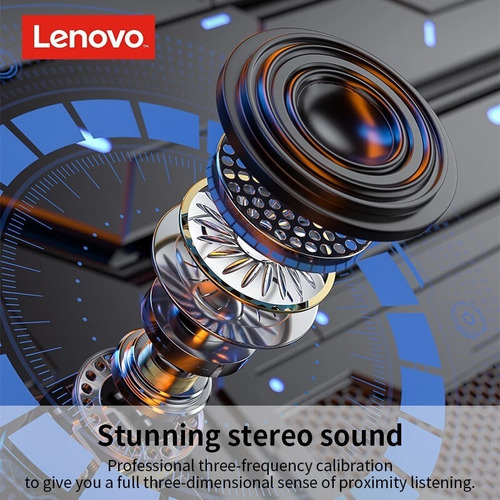 Imagen 4 de 7 de Auriculares Inalámbricos Lenovo Bluetooth Qt81 Negro Ipx4