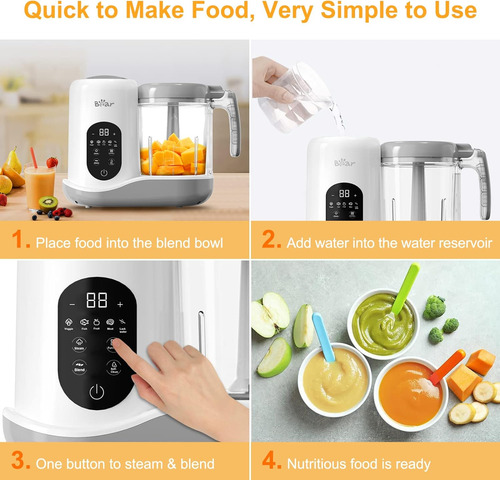 Miniprocesadora De Alimentos Para Bebé Marca Bear