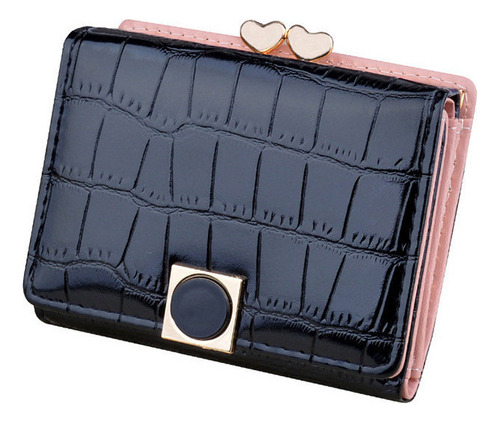 Cartera Plegable Con Estampado De Cocodrilo Schoolgirl