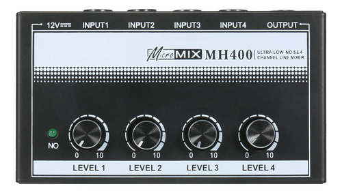 Mixer Mh400 Audio Ts Mixer Output Guitars Line De Bajo Ruido