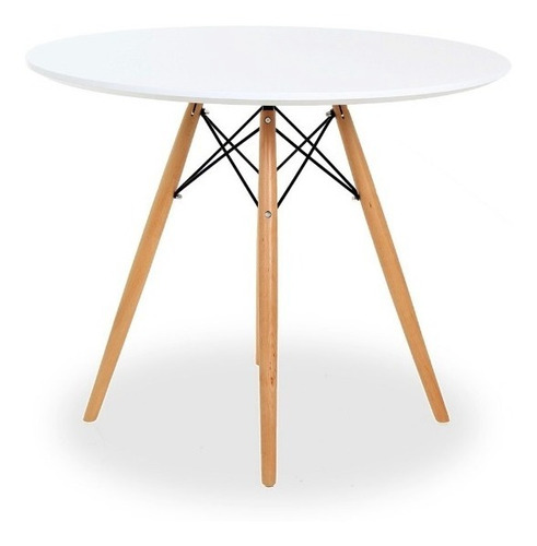 Mesa Redonda Eames 80 Cm 