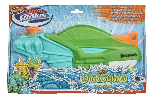 Lanzador De Agua Nerf Super Soaker Dinosquad Dinosoak Hasbro