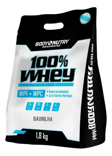 100% Whey 1,8kg Body Nutry Baunilha