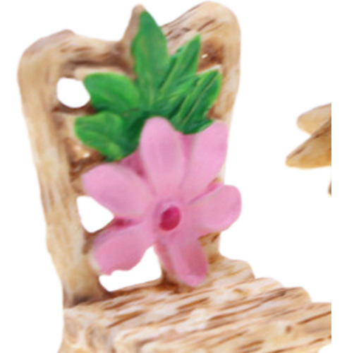1/12 Escala Casa De Muñecas Mesa Silla Miniatura