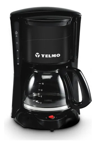 Cafetera Yelmo Ca-7108 Semi Automática Negra De Filtro 220v
