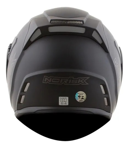 Capacete Norisk Ff345 Route Monocolor Preto Fosco