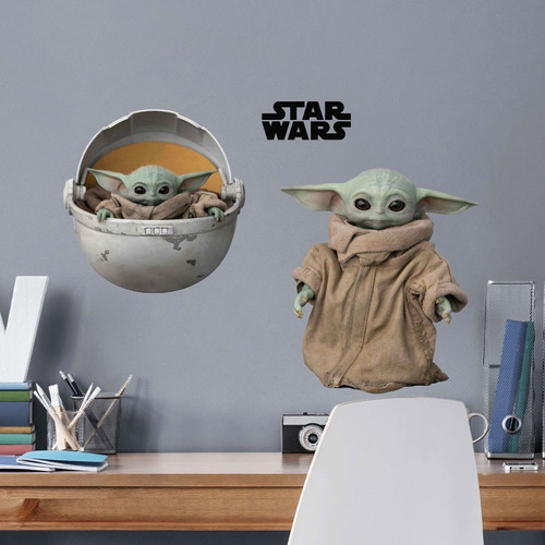 Vinil Decorativo Baby Yoda Sticker Star Wars Mandaloriano