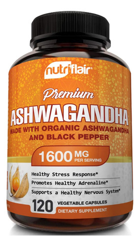 Ashwagandha Ginseng Indio Claridad Mental Cansancio Y Fatiga