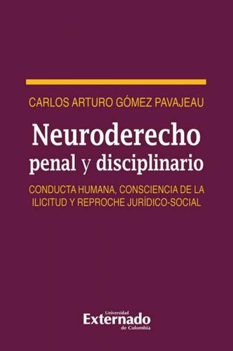 Libro Neuroderecho Penal Y Disciplinario