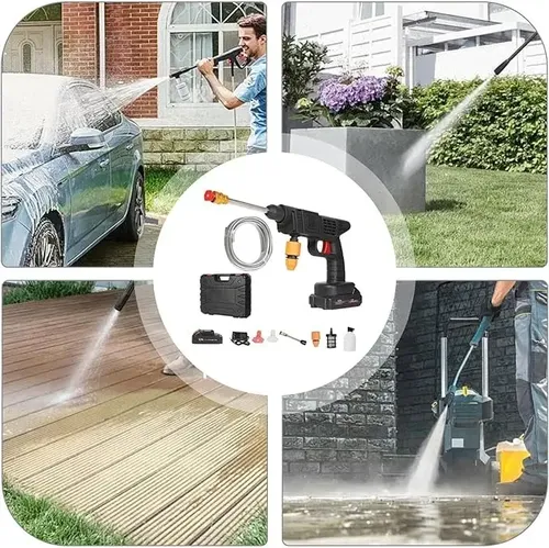 Hidrolavadora Genérica Portátil 4.8v Negra 1.5kw | Cuotas sin interés