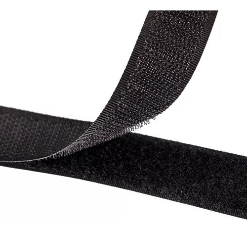 Abrojo Velcro Blanco O Negro De 15mm En Rollo X 10 Metros Negro