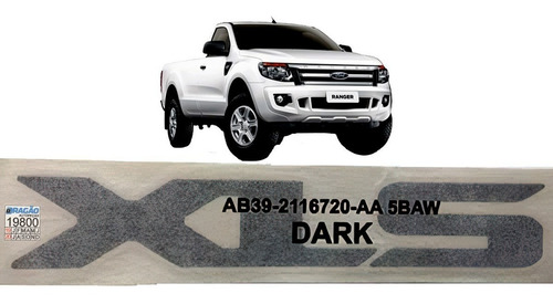 Emblema Xls Tampa Traseira Preto Original Ranger 2012-2015 *