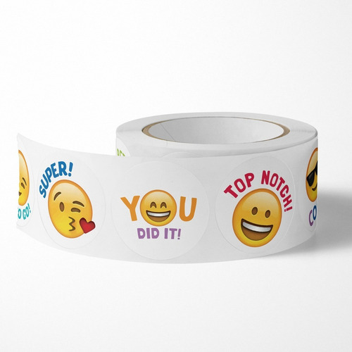Ff Calcomanías Diseño De Cara Feliz, 1000 Piezas