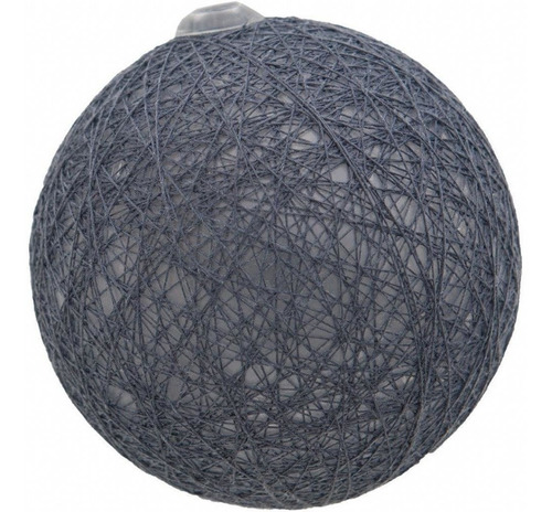 Imagem 1 de 3 de Cordão Luz Led 10 Bolinhas 6cm Luminária A Pilha Decoração