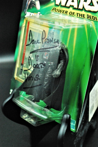 Figura Autografiada Star Wars Power Of The Jedi Darth Vader (Usado)