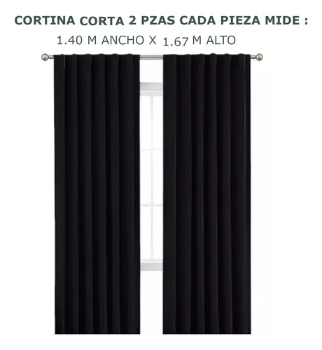 Cortinas Blackout Cortinas Cortas Bloquea La Luz Y Ruido