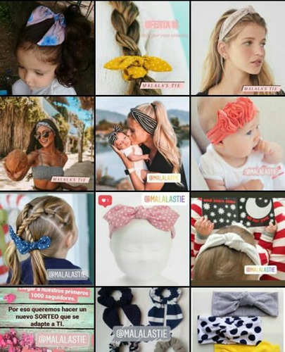 Accesorios Para El Cabello Marca Malala's Tie Colitas Balac