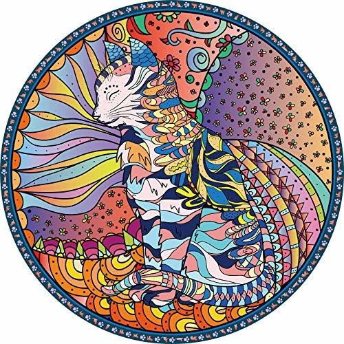 Rompecabeza - Bgraamiens Puzzle-mandala Cat-1000 Piezas Anim