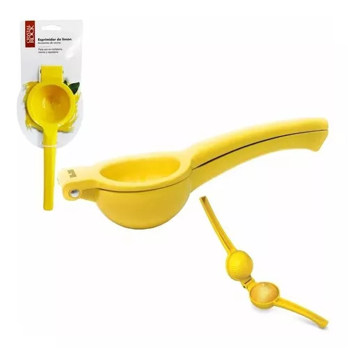 Exprimidor de limones tipo Pinza Plastico Amarillo Trv – ZONA CHEF