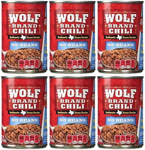 Lobo Marca Sin Chili Beans - 6/15 Oz Latas