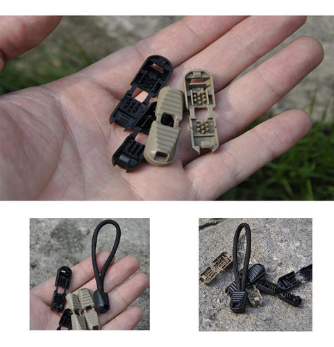 Clip Desmontable 50x, Nylon Negro Con Cremallera Para ,