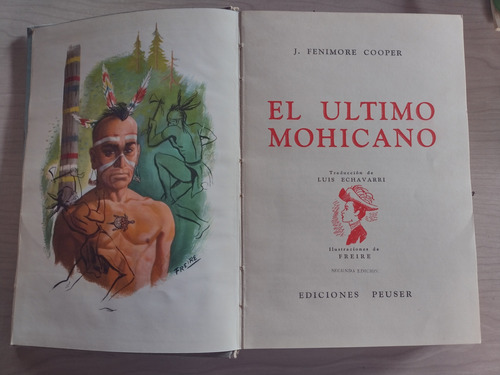 El Último Mohicano De Jame Fenimore Cooper - Peuser (Usado)