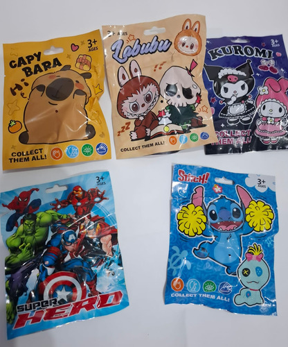 Sobre Sorpresa Muñeco Y Cartas Coleccionables Stich Bubus