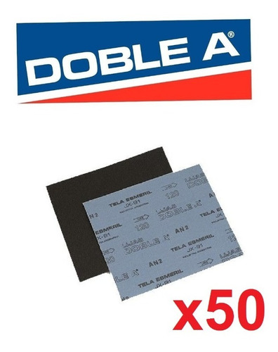 Tela Esmeril Doble A Grosor 50 / 60 Pack X 50