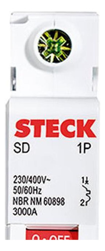 Kit C/4 - Disjuntor Steck Din Unipolar 40a Sd61 C 3ka