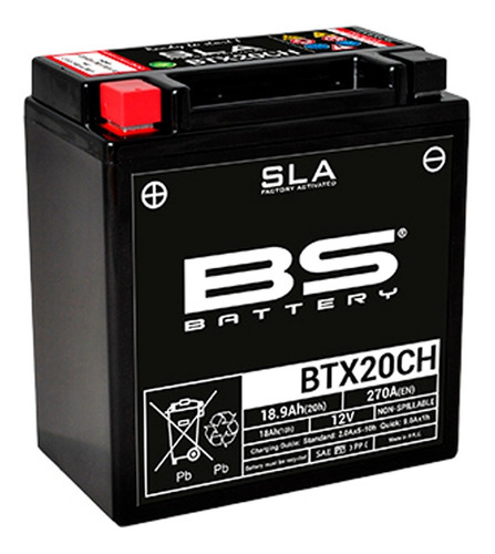Bateria Btx20ch Ytx20ch Honda Xl 1000 Varadero Bs Battery