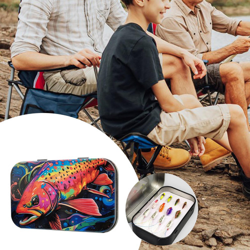 Caja Para Pesca Con Mosca, Caja Para Señuelos De Estilo F