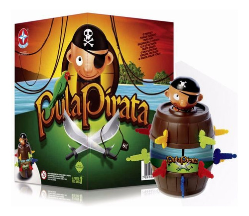 Brinquedo Pirata Saltador Com Espadinhas - Estrela