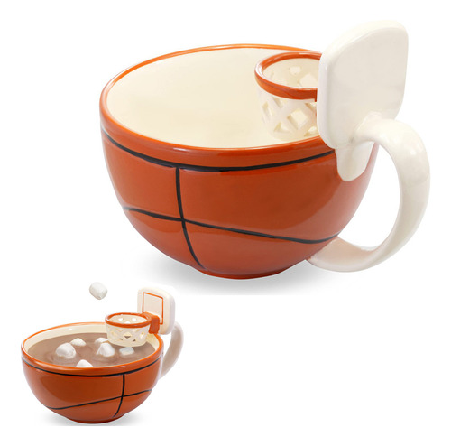Qw1 Taza Novedosa De Fútbol Y Baloncesto