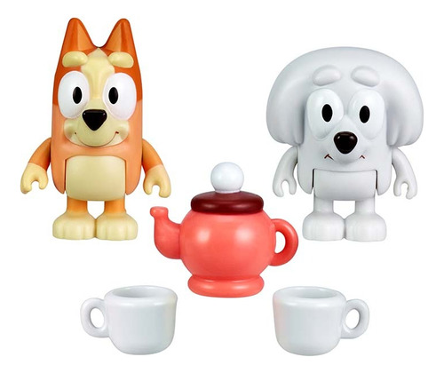 Bluey 2 Pack Bingo Y Lila Hora Del Té Bandai