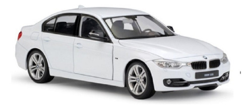 Welly Bmw 335i Blanco 1/24 Modelo De Coche Fundido A Troquel