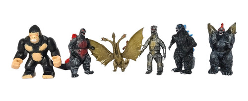 Maqueta Figuras King Kong Vs Godzilla Monstruos