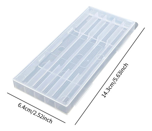 Taladro De Cajas De Almacenamiento De La Caja 14.3cmx6.4cm
