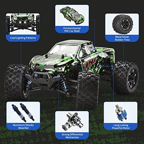Tenssenx Automóviles Rc A Escala 1:18, 40 Km/h De Alta Velocidad 4wd Con Control Remoto Con 2 Baterías Recargables, 4 X 4 Todoterreno Monster Rc Truck, Vehículo Eléctrico De 2.4 Ghz, Juguetes Para