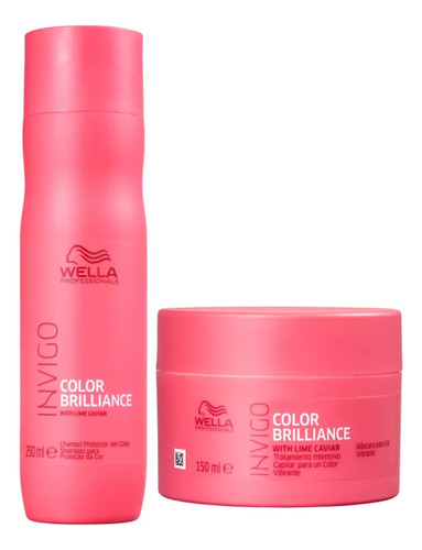 Wella Prof Invigo Color Brilliance Shampoo250ml+mascara150ml