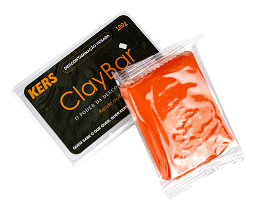 Clay Bar Barra Limpadora Descontaminação Agressiva Kers 100g