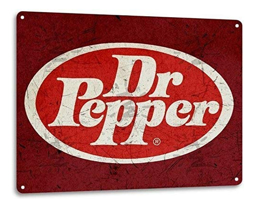 Saraheve Letrero Estaño Para Dr Pepper Soda Pop Store Pared