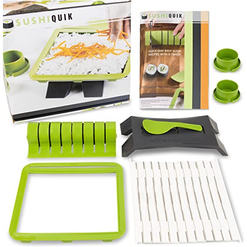 Kit De Sushi Sushiquik Super Facil; El Mejor Juego De Utensi